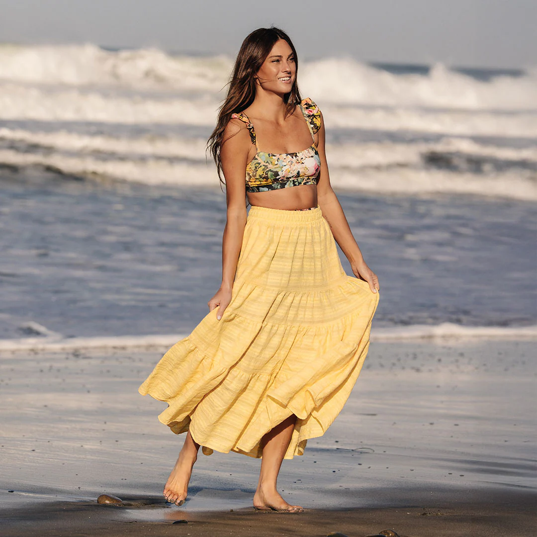 Maxi Skirt, Butter - Image 4