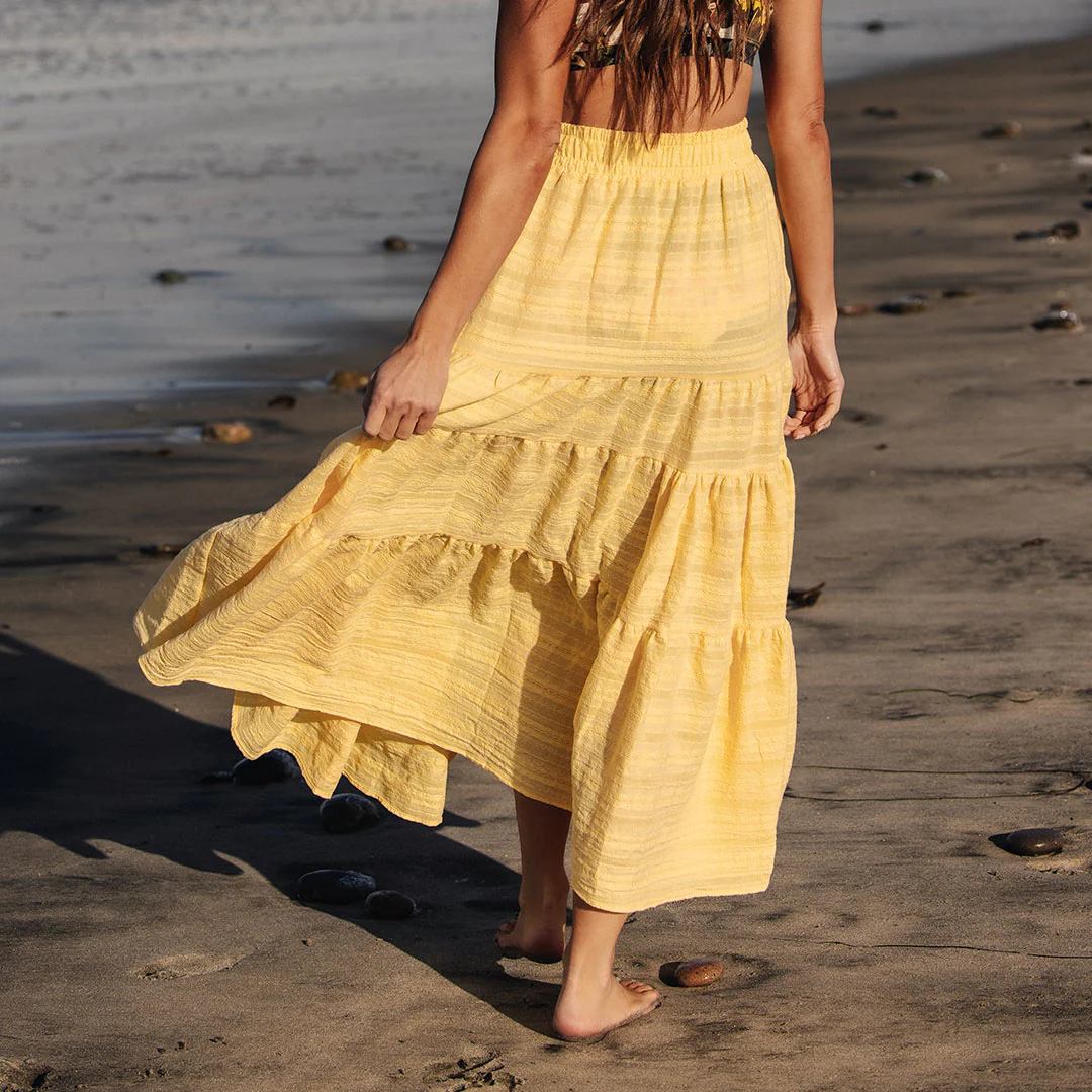 Maxi Skirt, Butter - Image 5