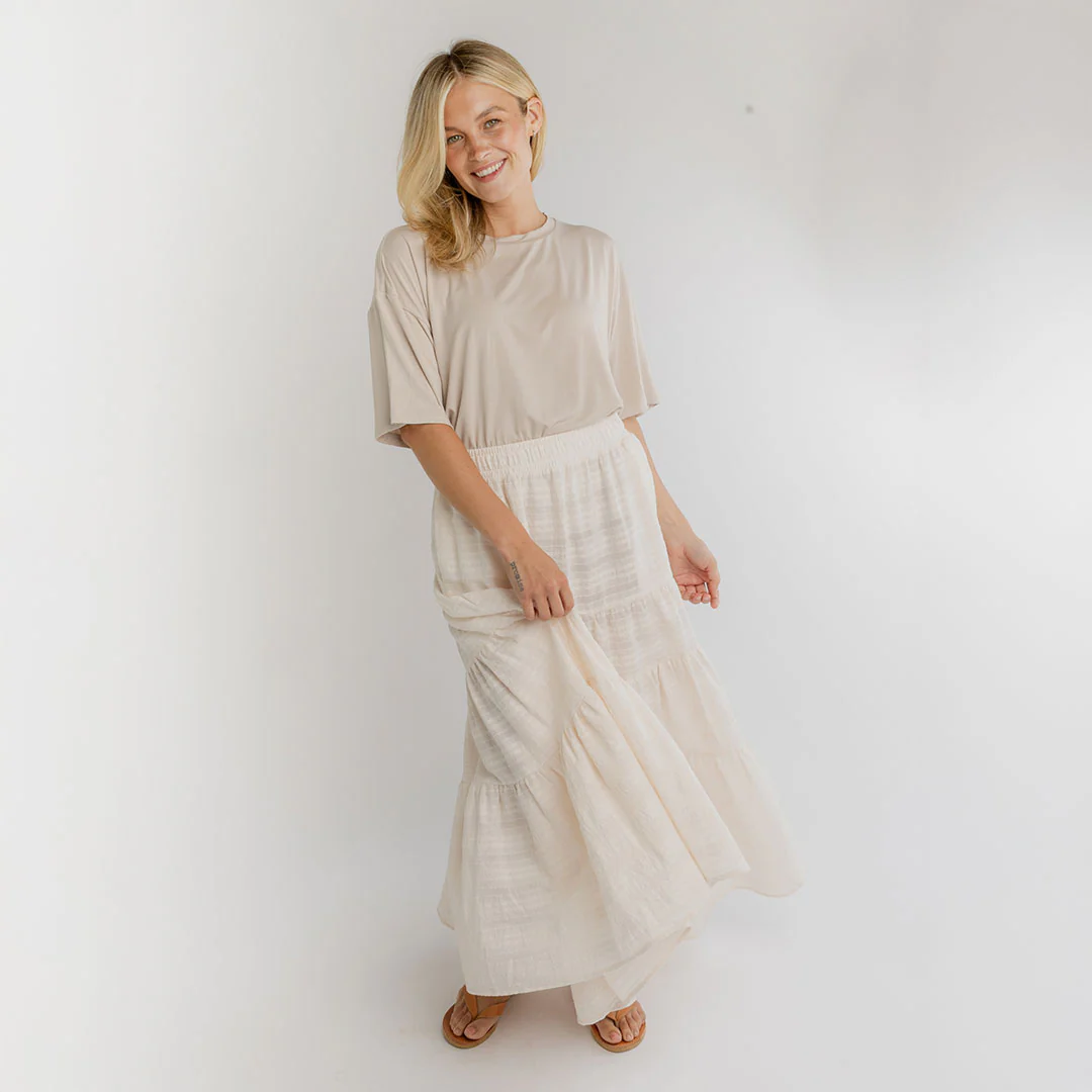Maxi Skirt, White - Image 5