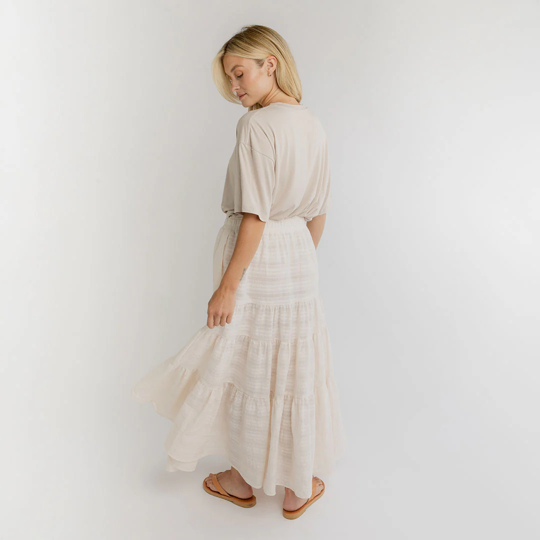 Maxi Skirt, White - Image 6