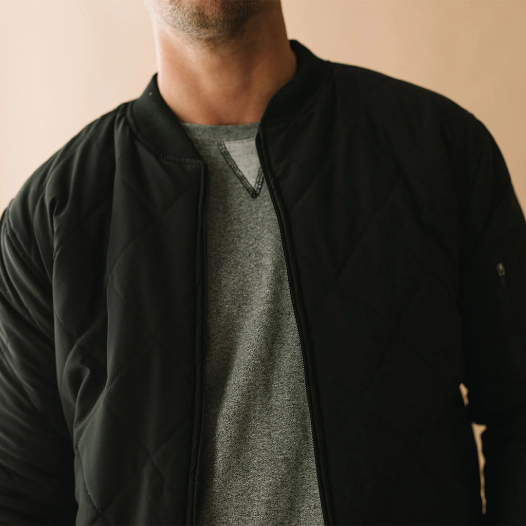 Men's Quilted Bomber - Image 6
