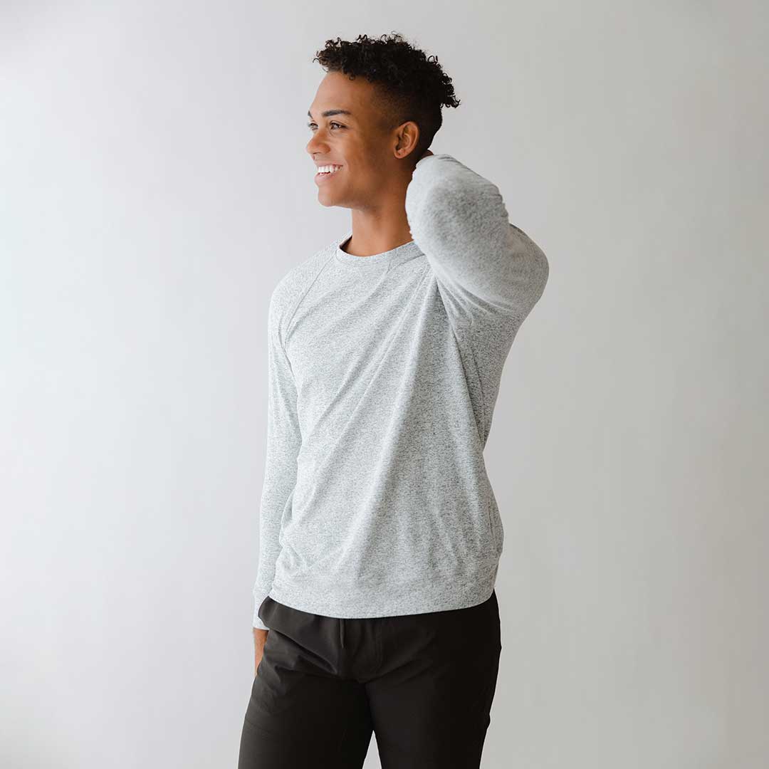 Men's Campus Crew, Heather Grey - Image 5
