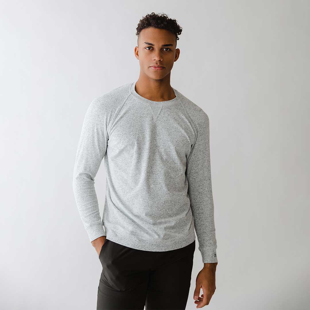 Men's Campus Crew, Heather Grey - Image 6