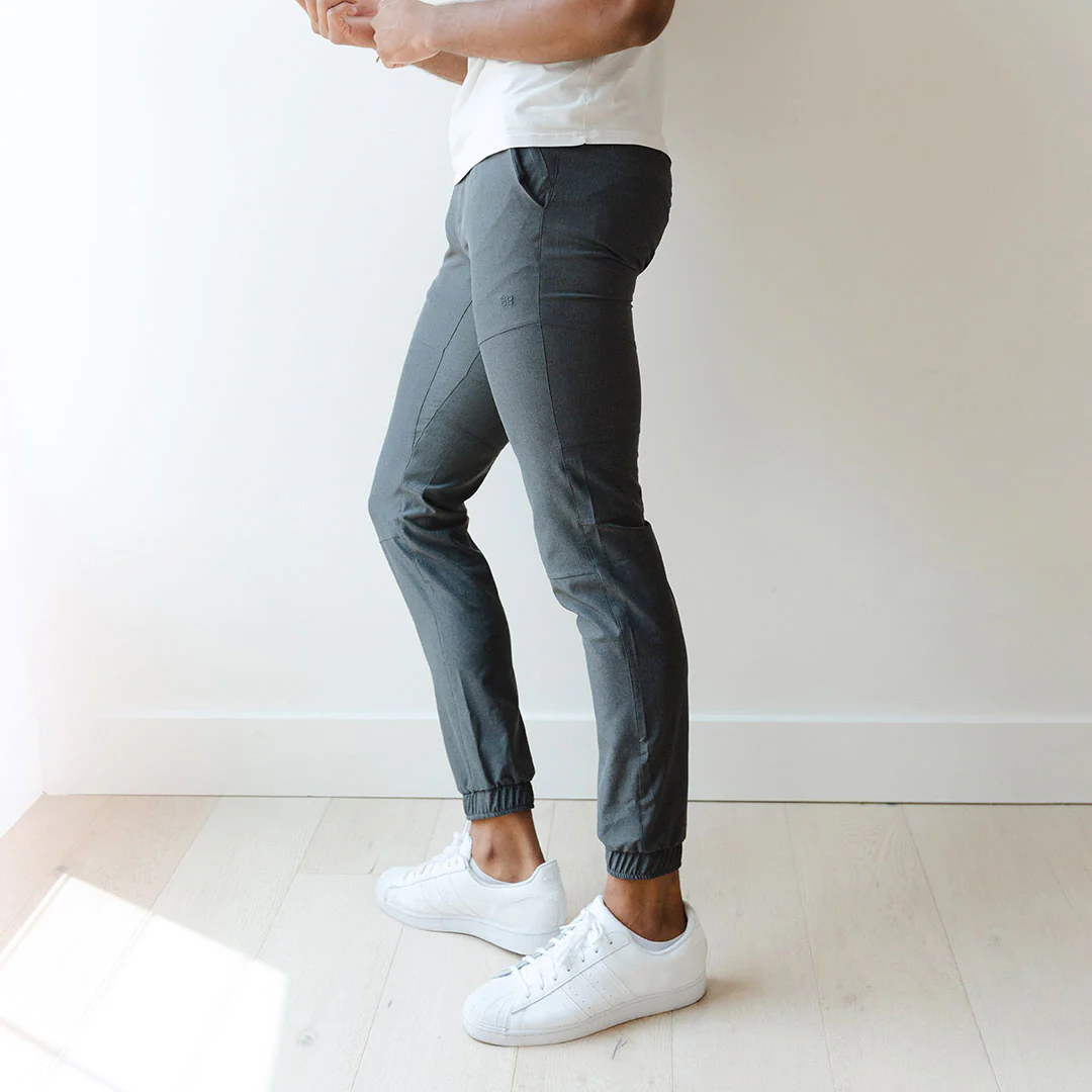 Men's Charcoal Joggers - Image 5
