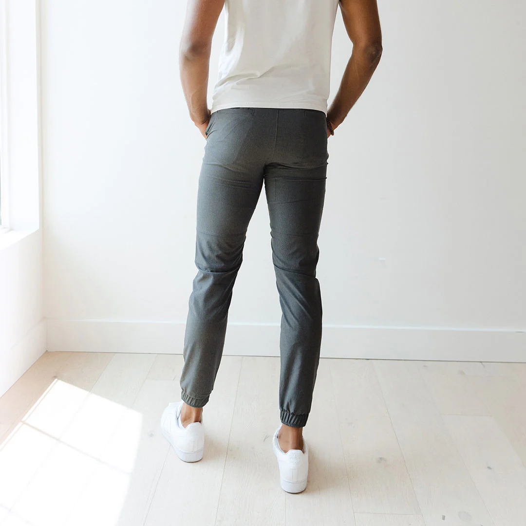Men's Charcoal Joggers - Image 6
