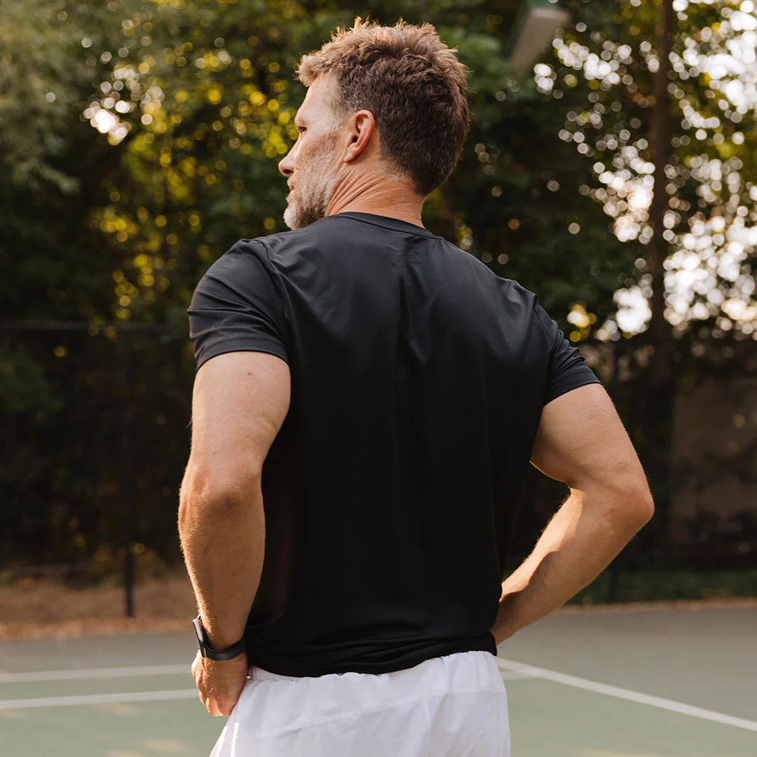 Men's Circuit Tee, Black - Image 3