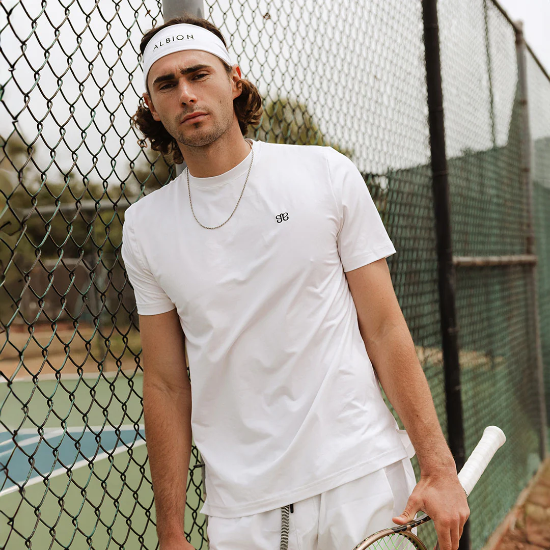 Men's Circuit Tee, White - Image 5
