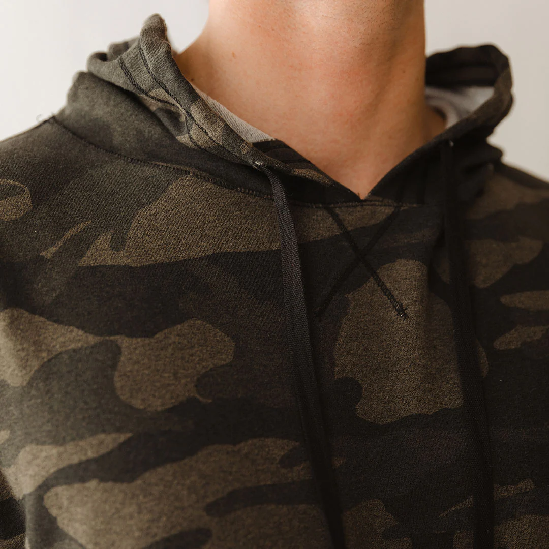 Men's Hoodie, Green Camo - Image 10