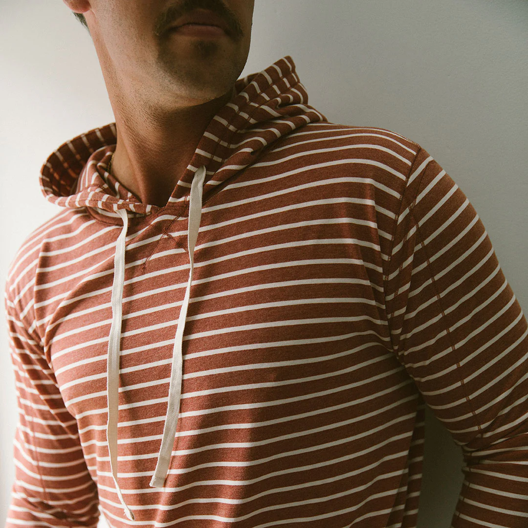 Men's Hoodie, Terracotta - Image 6