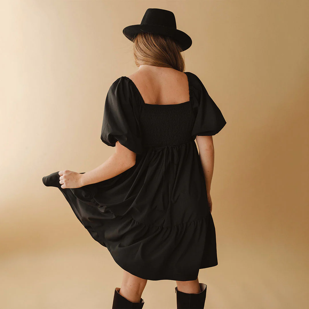 Middleton Dress, Black - Image 4