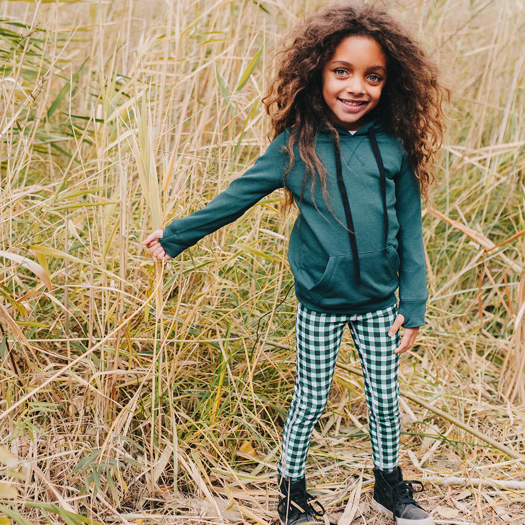 Mini Agnes Gingham Leggings - Image 4