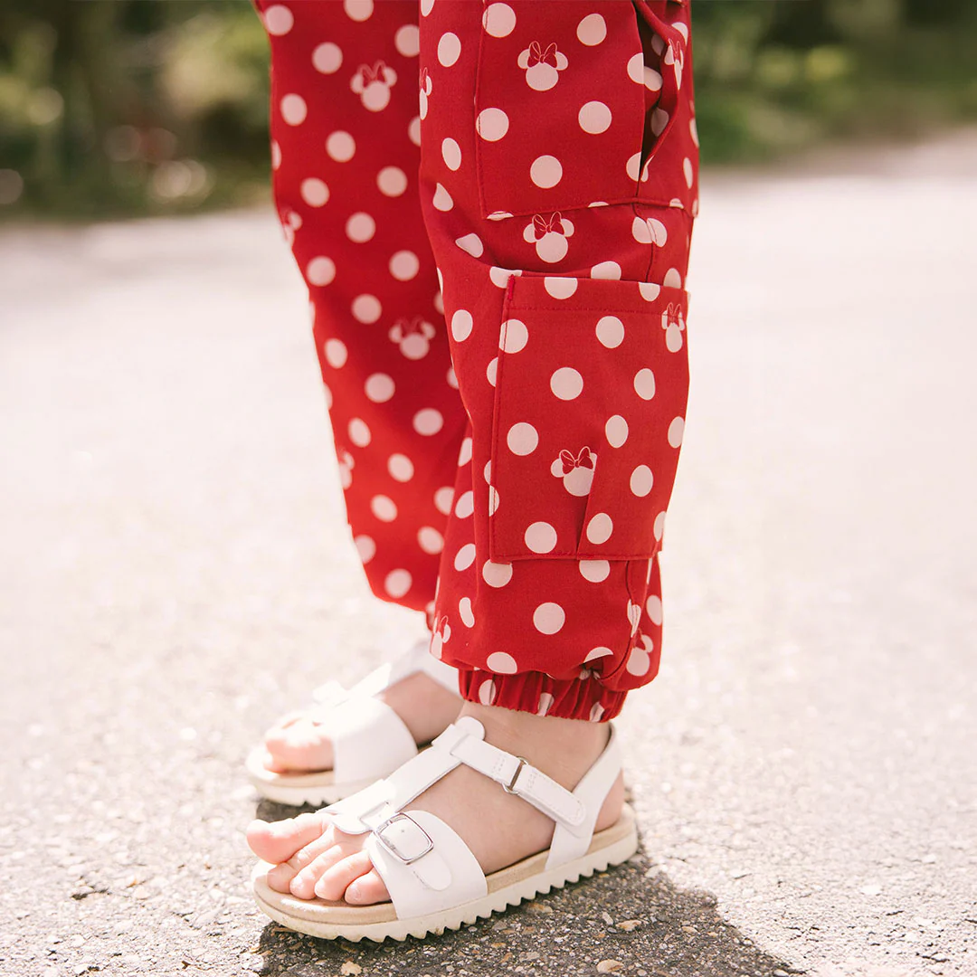 Mini Disney Cargo Joggers, Red Dot - Image 5