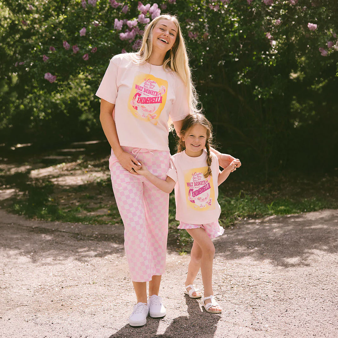 Mini Disney Cinderella Perfect Tee, Pink - Image 3