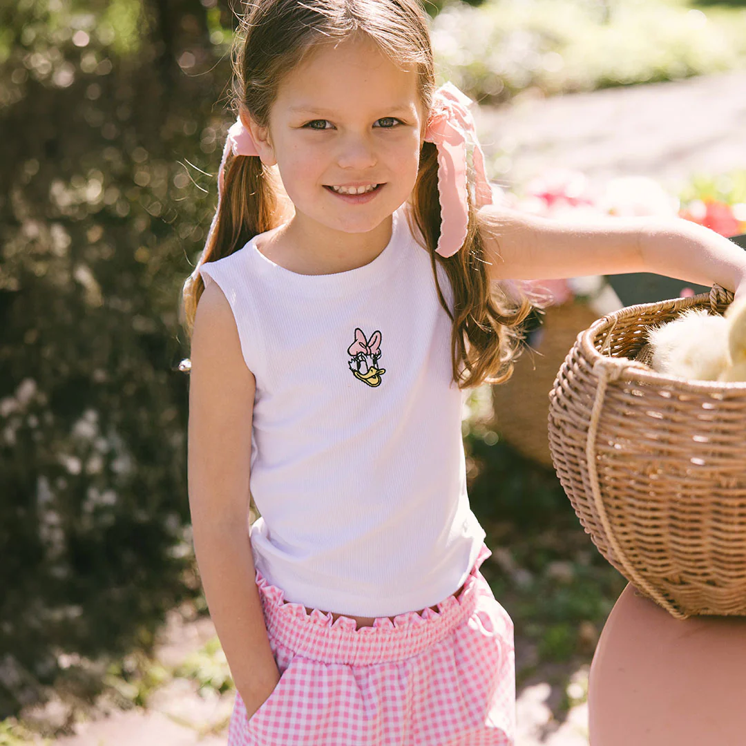 Mini Disney Daisy Classic Tank, White - Image 5