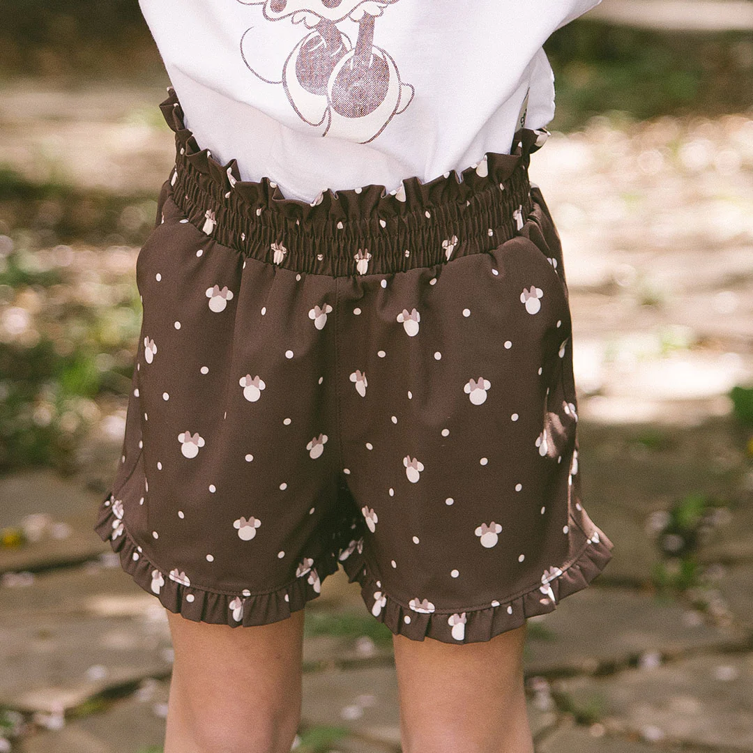 Mini Disney Lake Shorts, Cream Cocoa Dot - Image 7