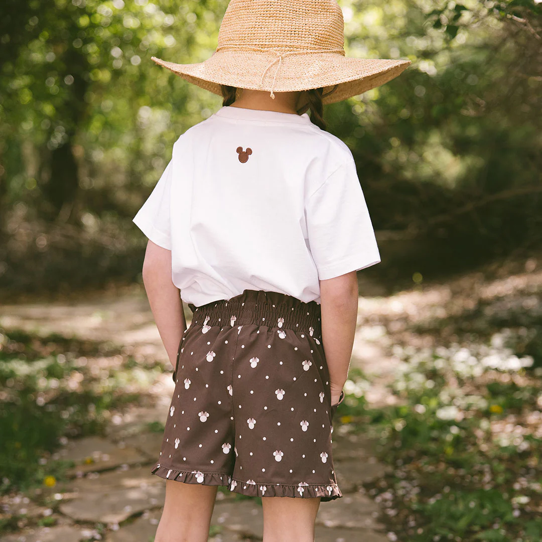 Mini Disney Lake Shorts, Cream Cocoa Dot - Image 8