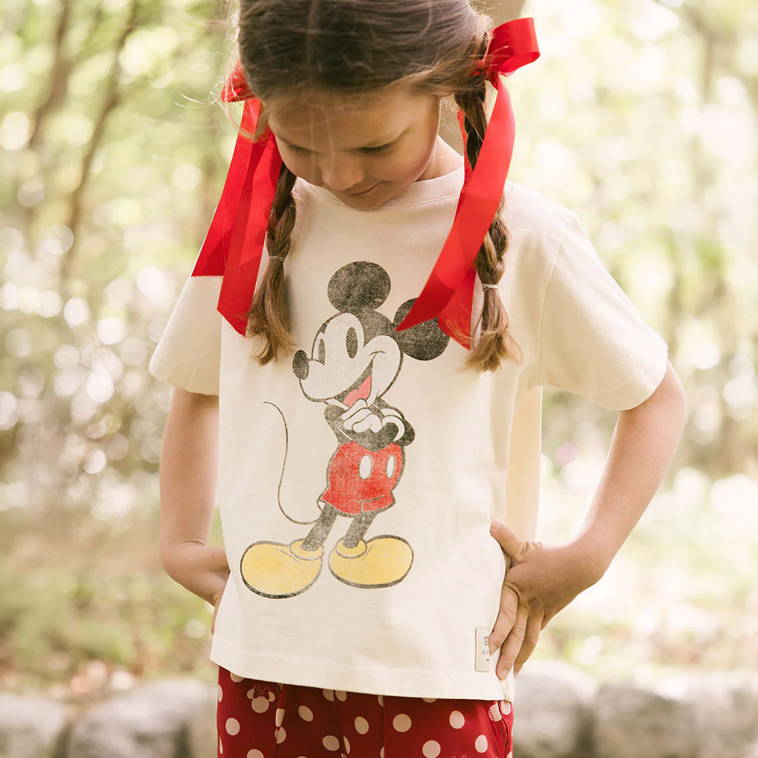 Mini Disney Mickey Perfect Tee, Natural