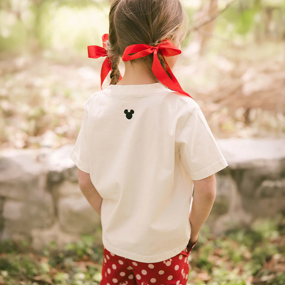 Mini Disney Mickey Perfect Tee, Natural - Image 5