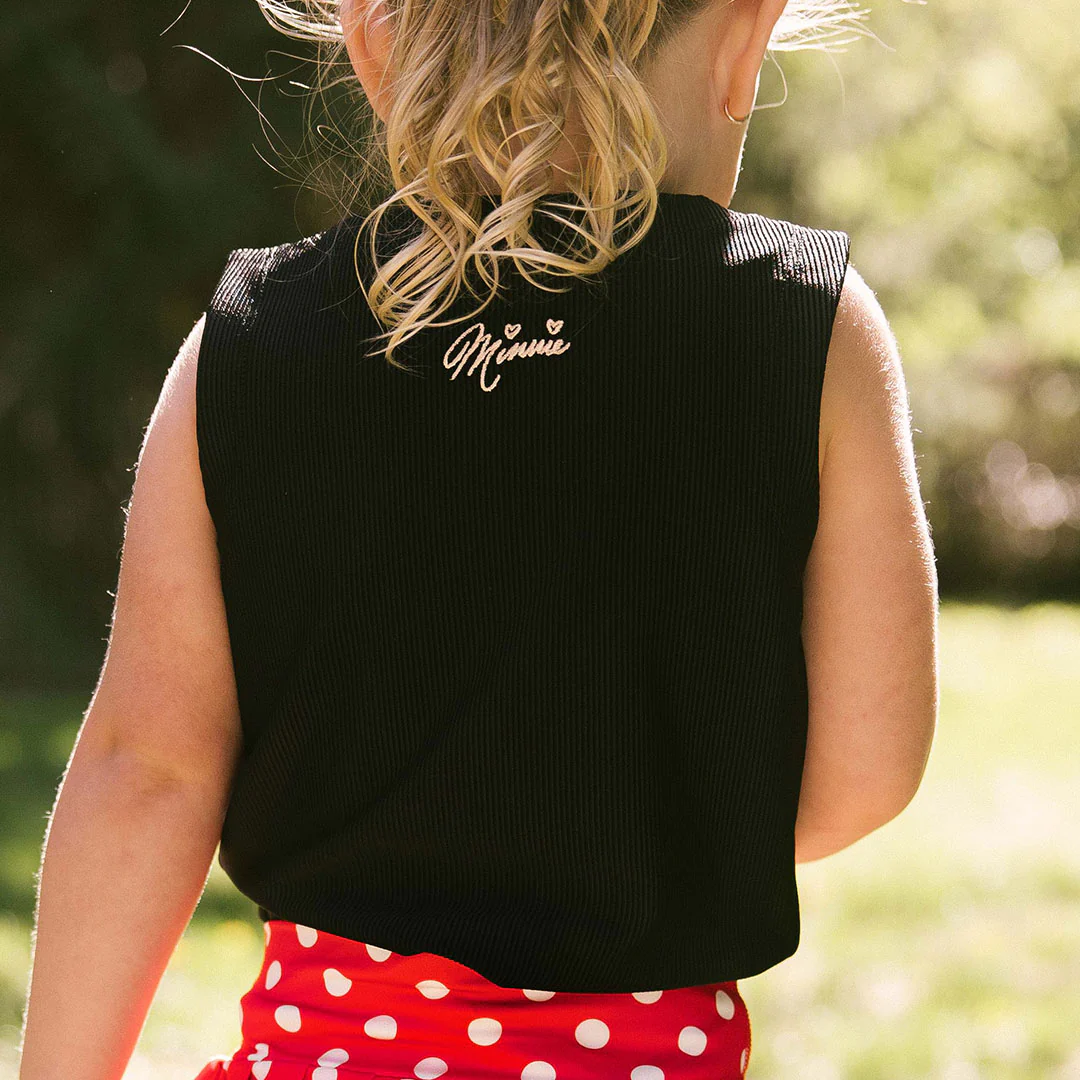 Mini Disney Minnie Mouse Classic Tank, Black - Image 3