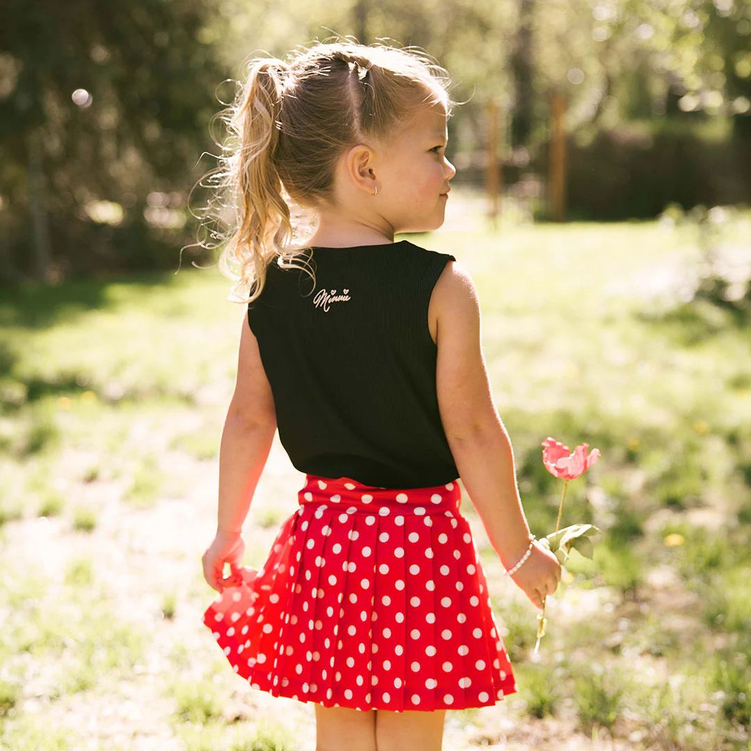 Mini Disney Minnie Mouse Classic Tank, Black - Image 7