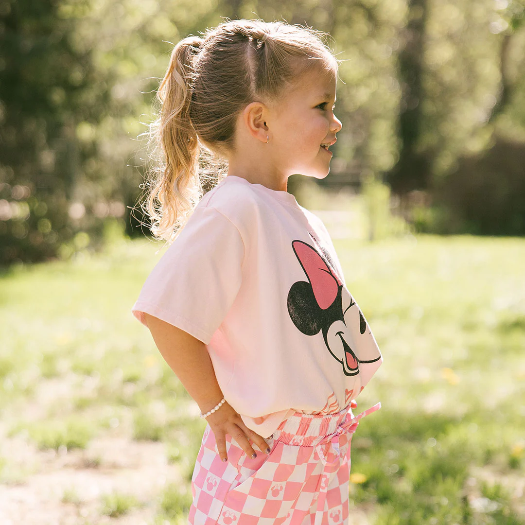Mini Disney Minnie Mouse Perfect Tee, Pink - Image 5