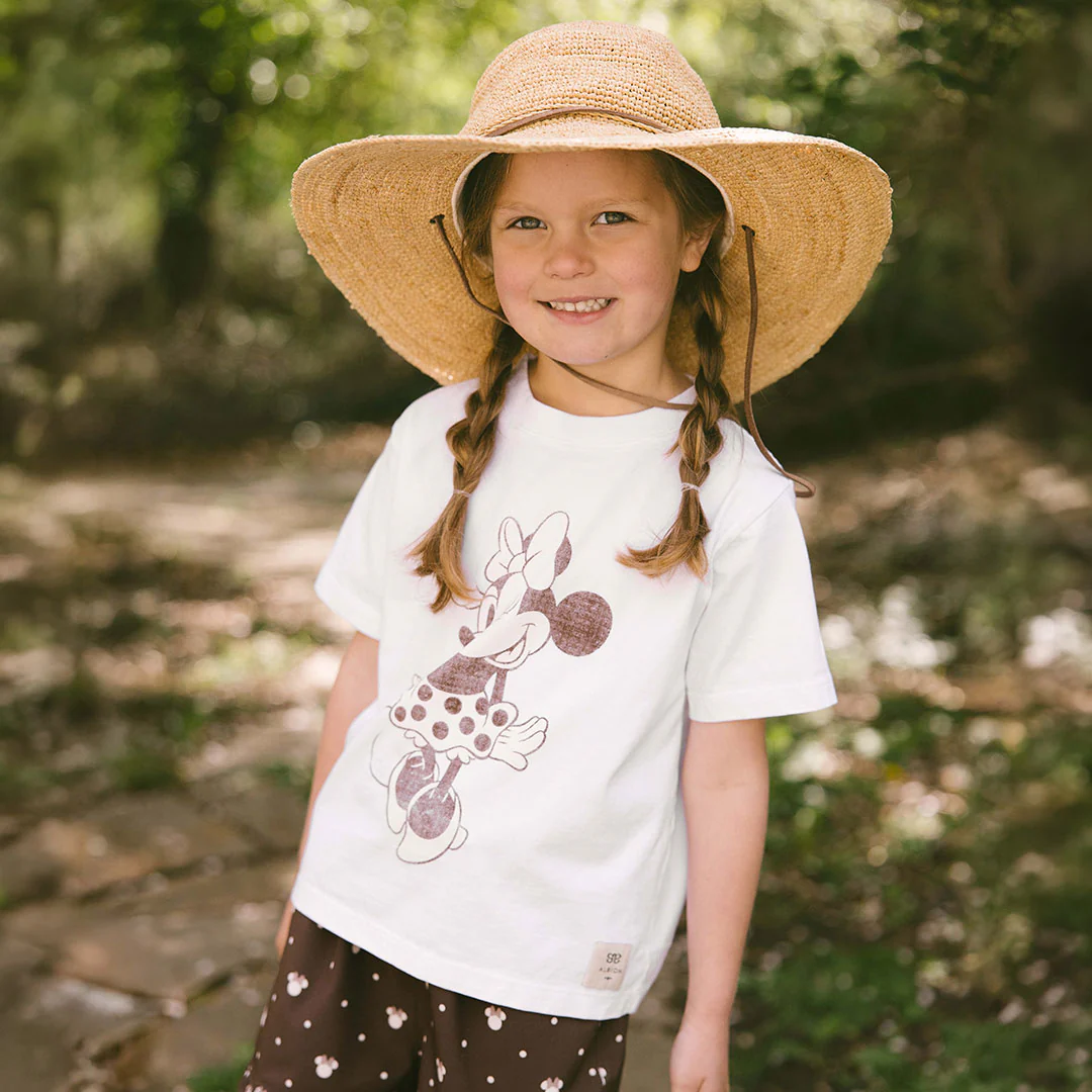 Mini Disney Minnie Mouse Perfect Tee, White