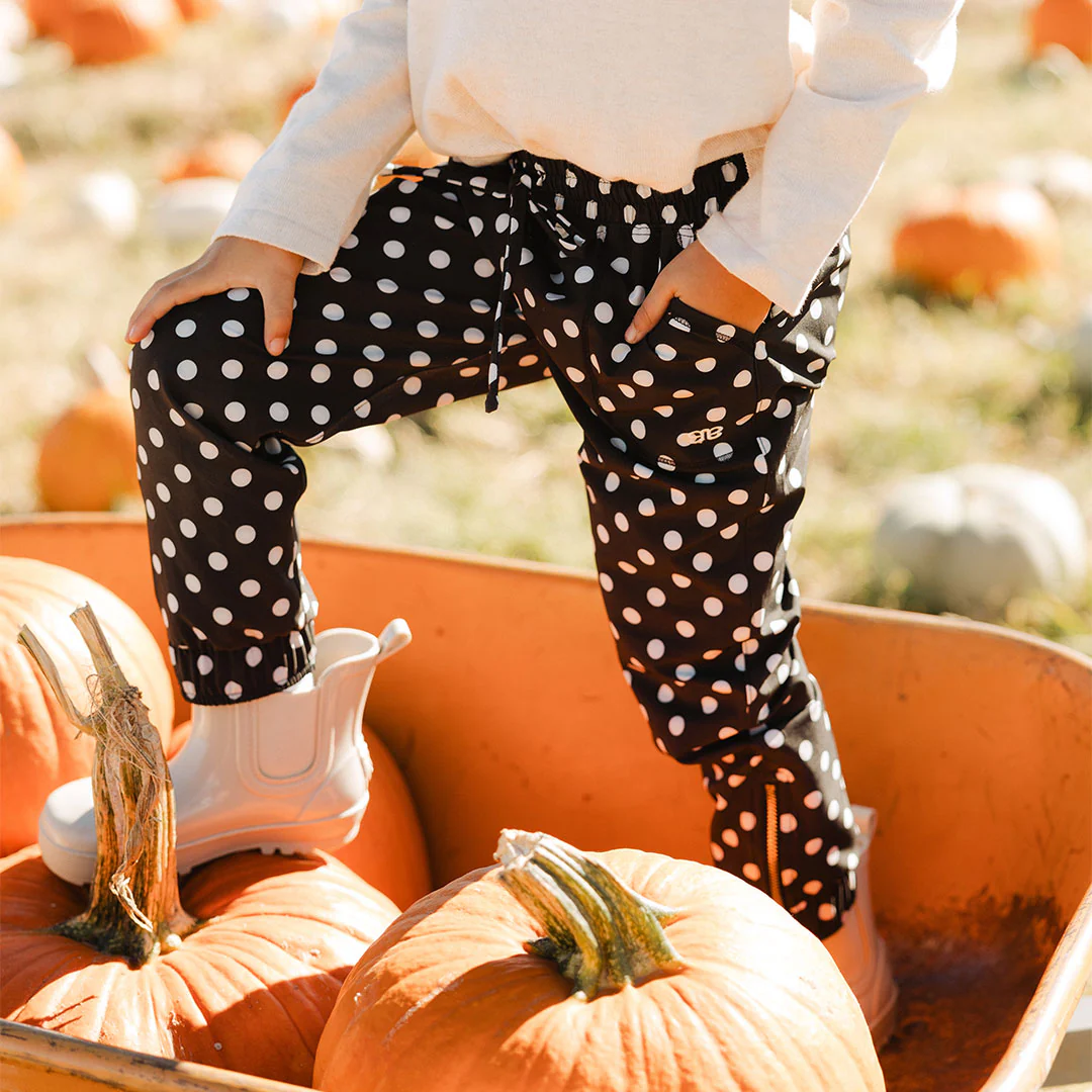 Mini Jetsetters, Black Polka Dot - Image 3