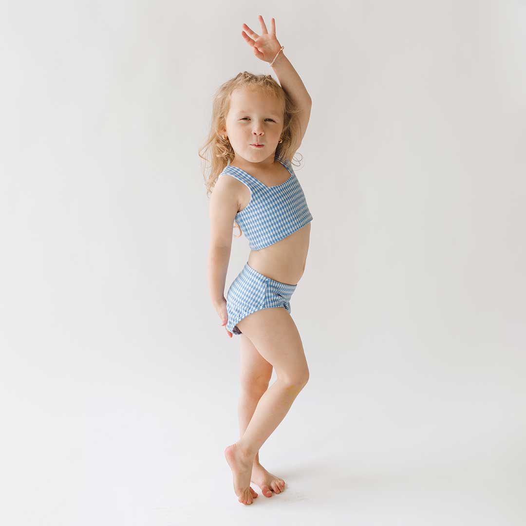 Mini Olivia Two-Piece Set, Bluebell - Image 5