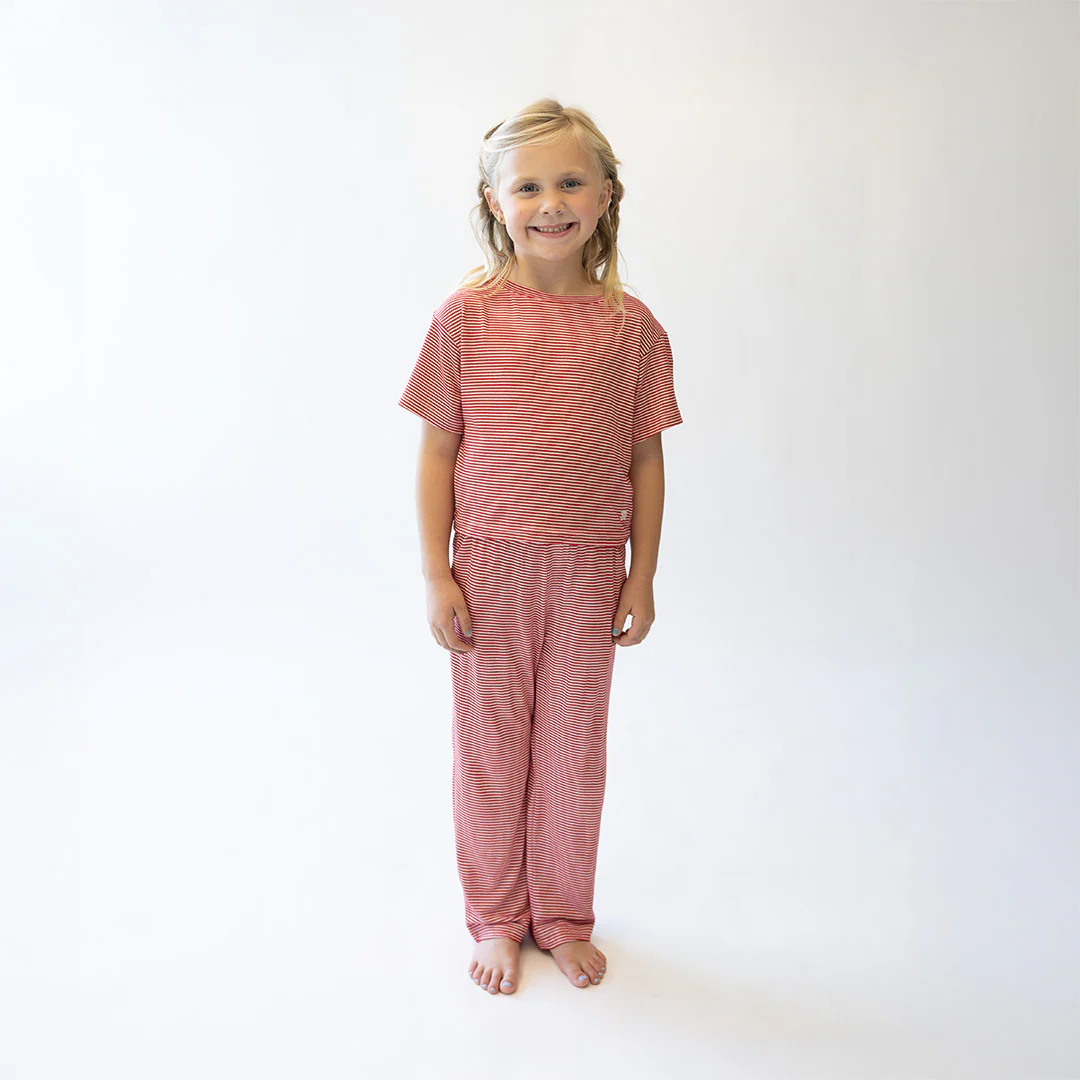 Mini Pajama Pants, Candy Cane Stripe - Image 6