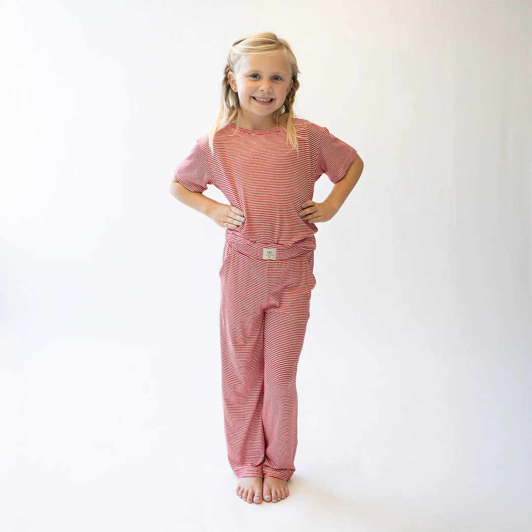 Mini Perfect Oversized Tee, Candy Cane Stripe - Image 2