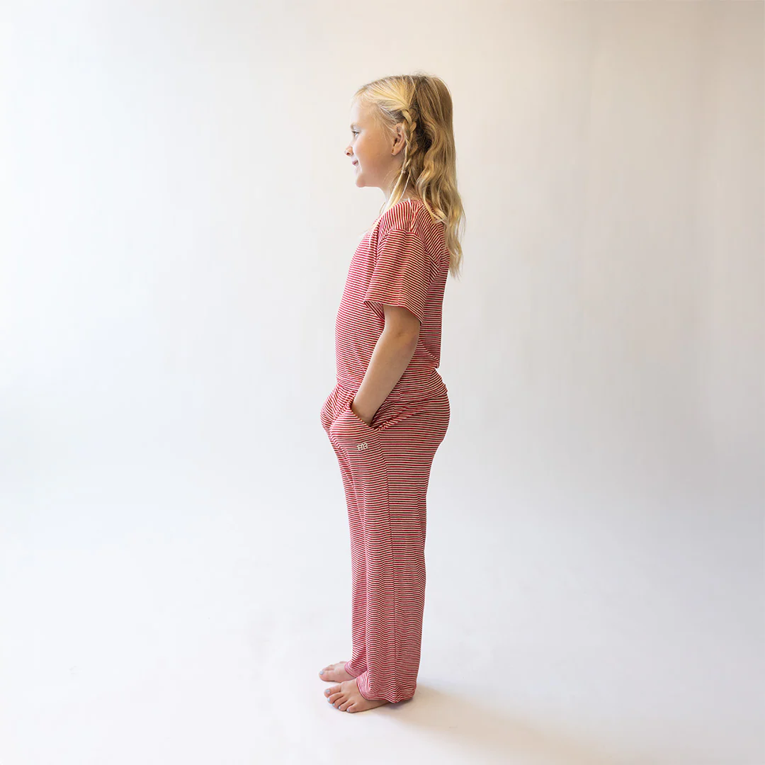 Mini Perfect Oversized Tee, Candy Cane Stripe - Image 5