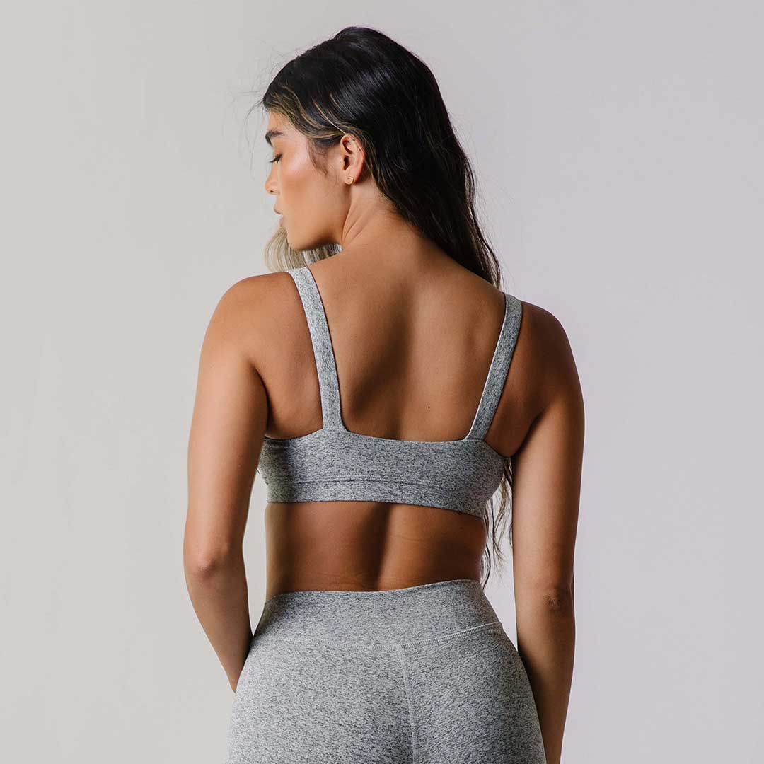 Momentum Bra, Heather Grey - Image 8