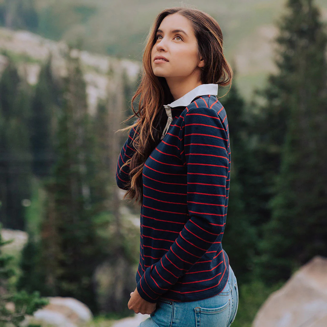 Navy Striped Rugby - Image 3