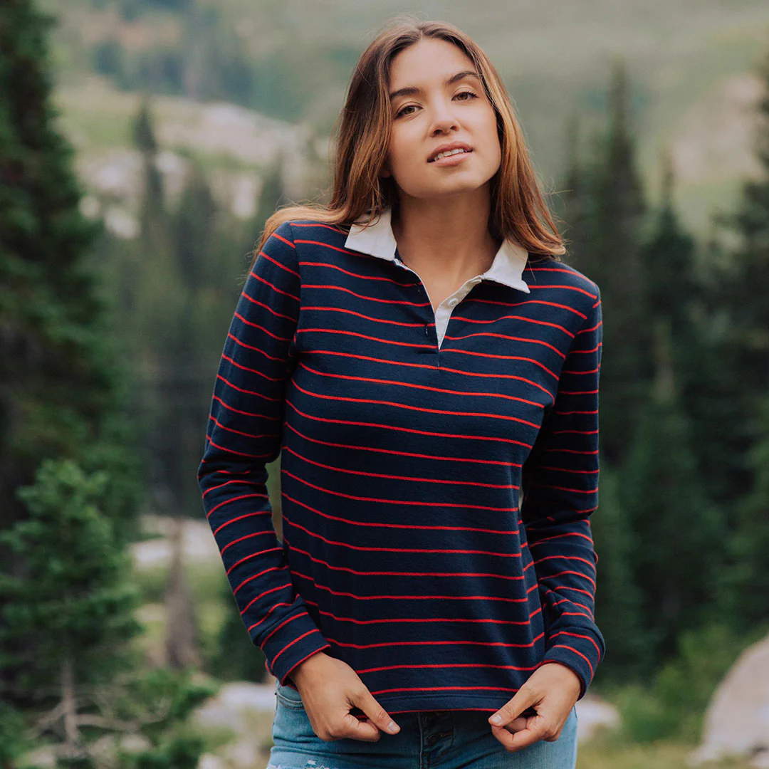 Navy Striped Rugby - Image 5