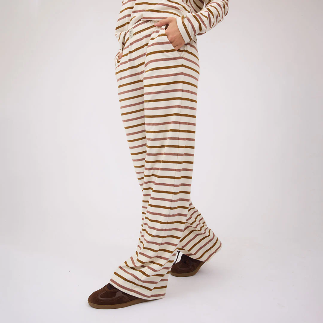 Pajama Pants, Mauve Stripe - Image 3