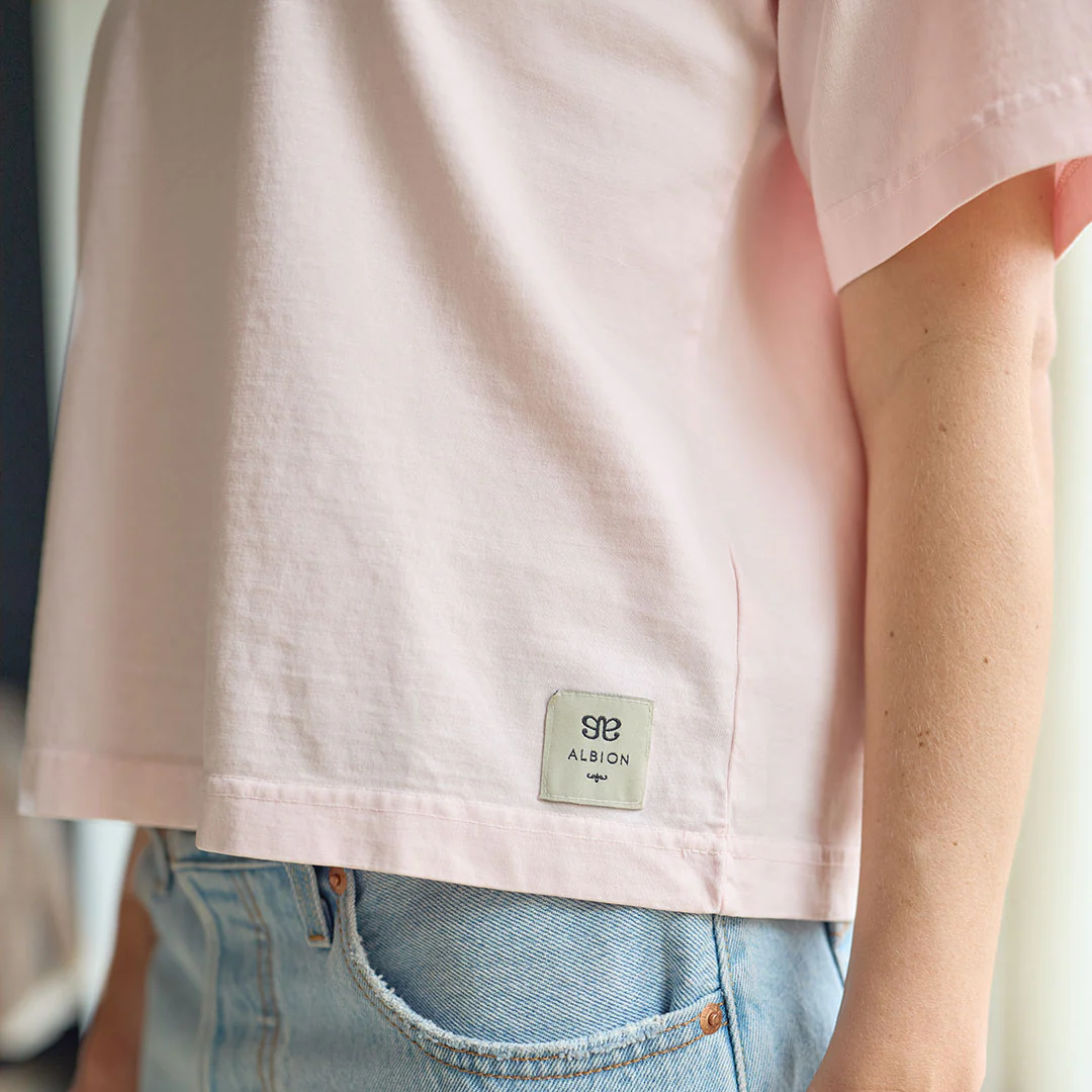 Perfect Oversized Cotton Tee, Pink - Image 6