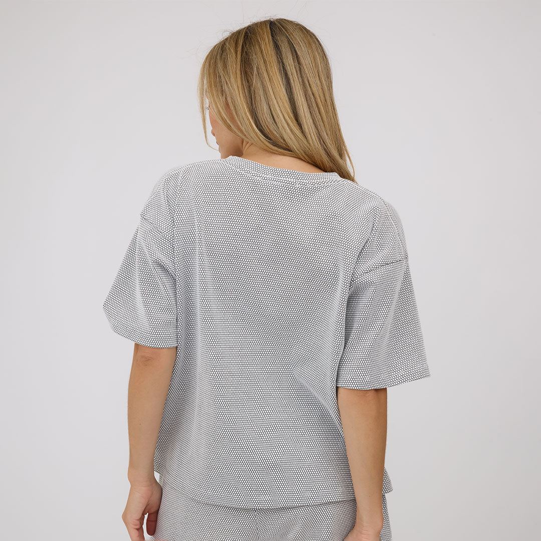 Perfect Oversized Honeycomb Tee - Image 7