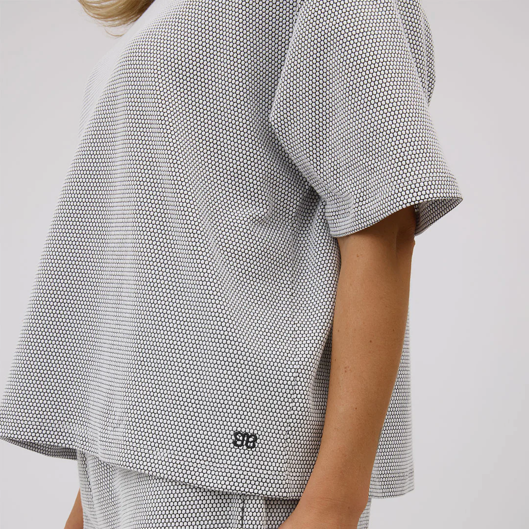 Perfect Oversized Honeycomb Tee - Image 8