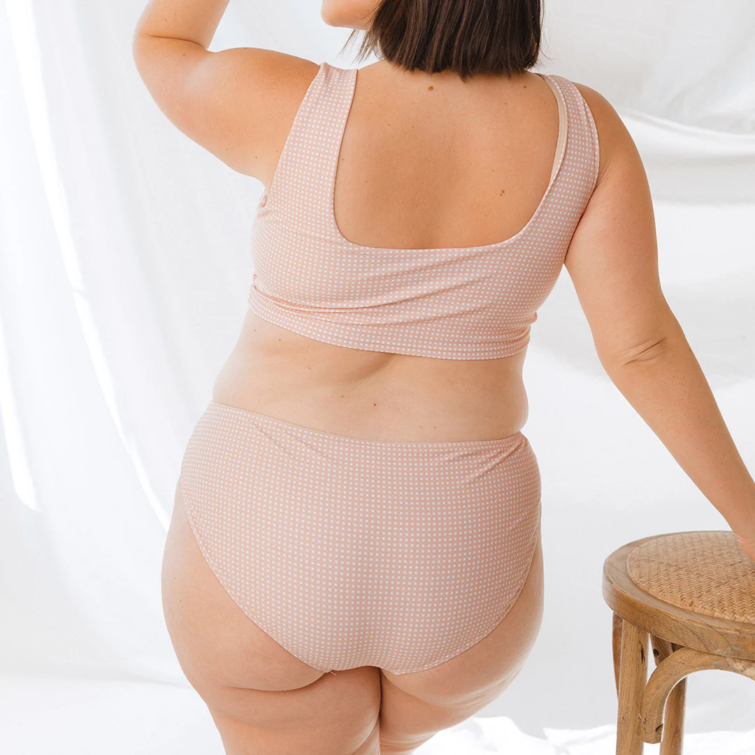 Pink Checkers Hipster Bottoms - Image 8