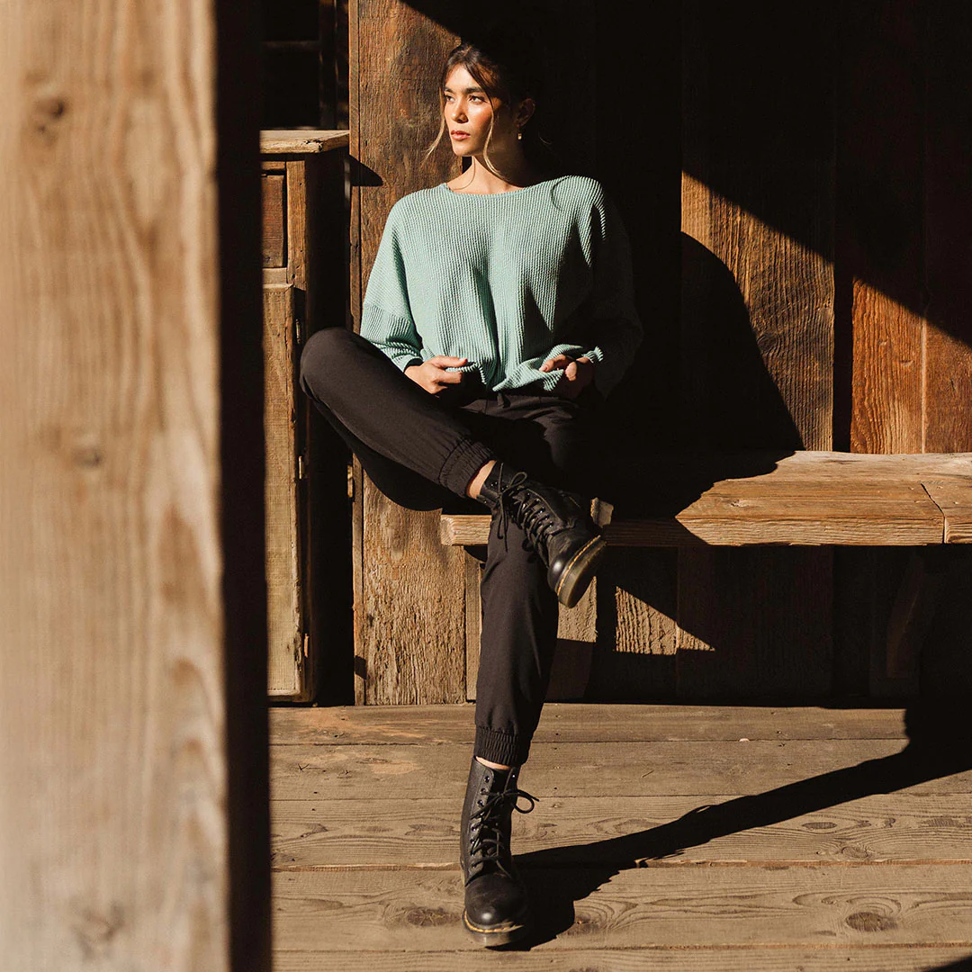 Sabrina Ribbed Pullover, Deep Spa - Image 8