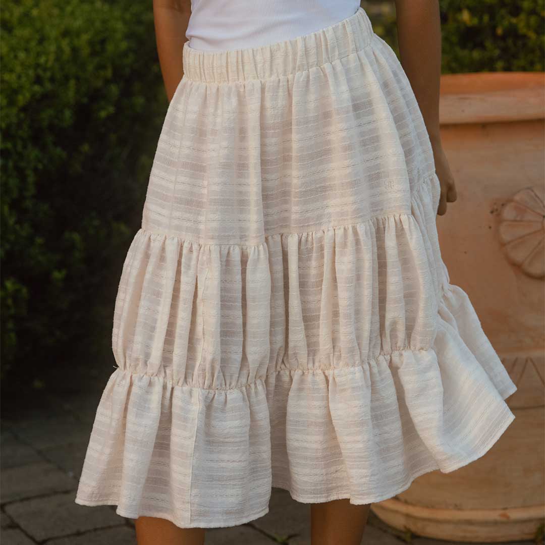 Salinas Skirt, White - Image 4