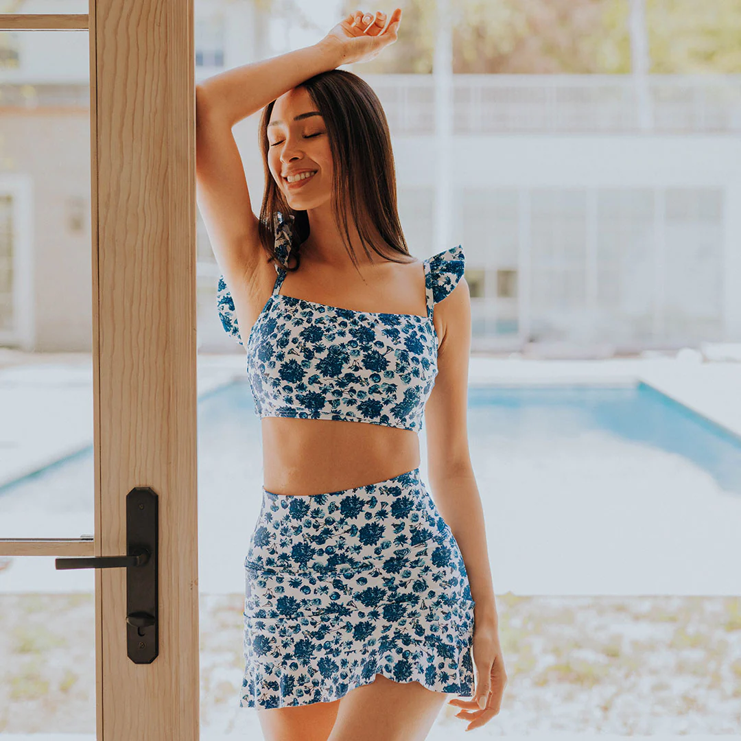 Santorini High-Waisted Swim Skirt - Image 5