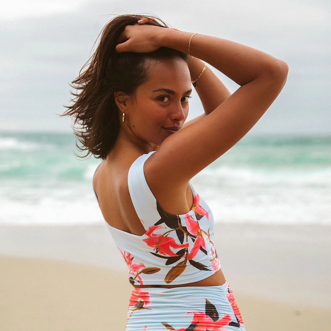 Sea Glass Olivia Swim Crop - Image 3