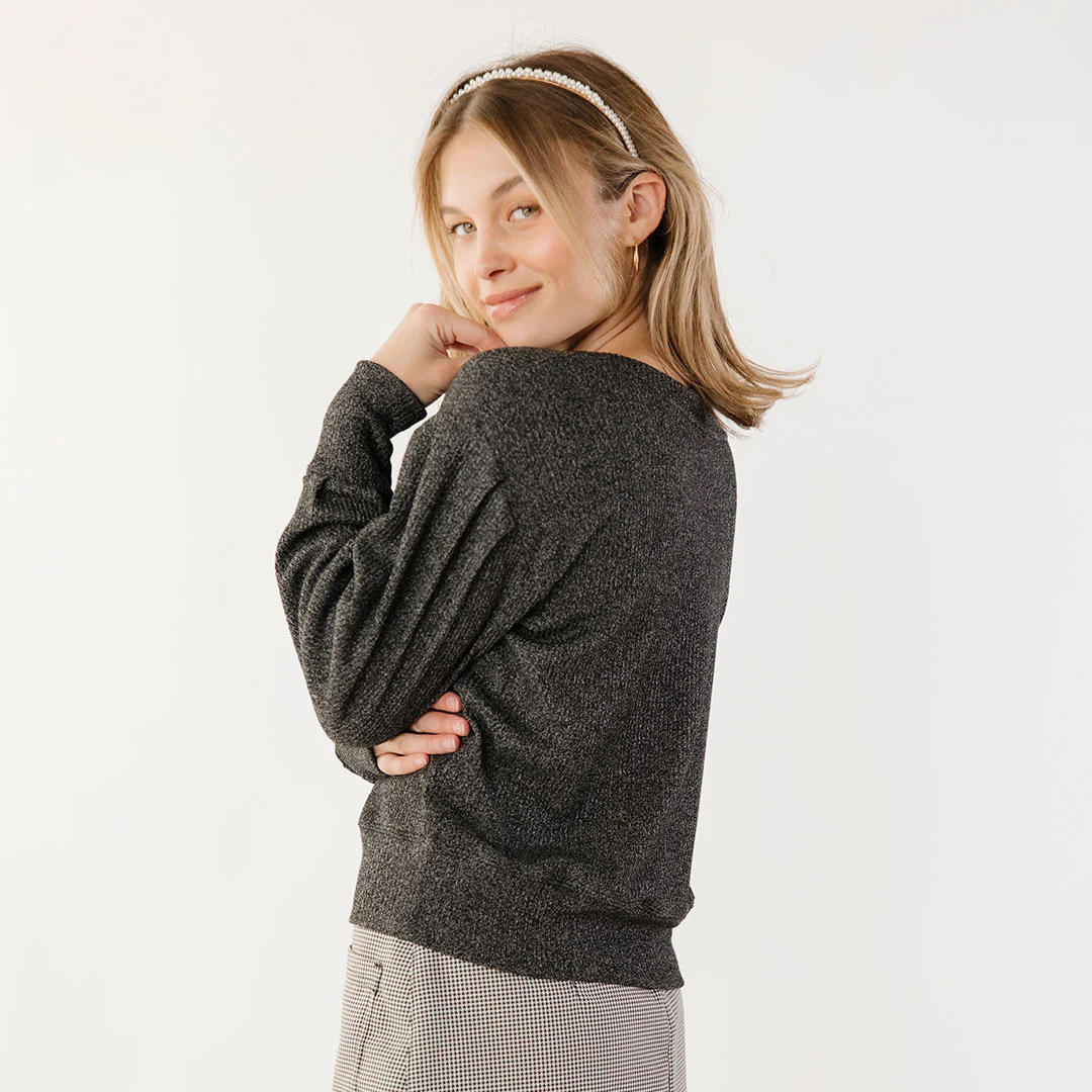 Serena Top, Black - Image 3