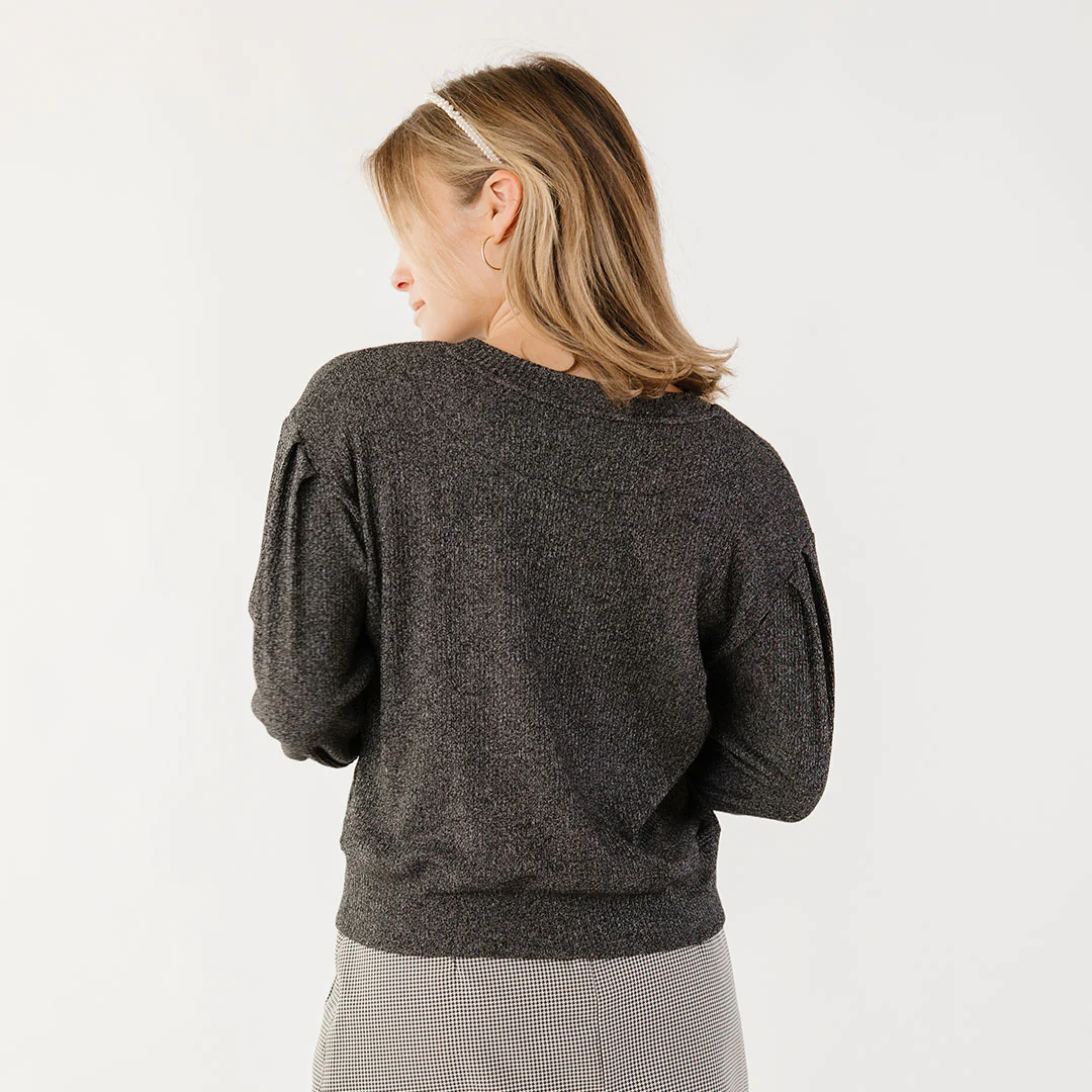 Serena Top, Black - Image 5