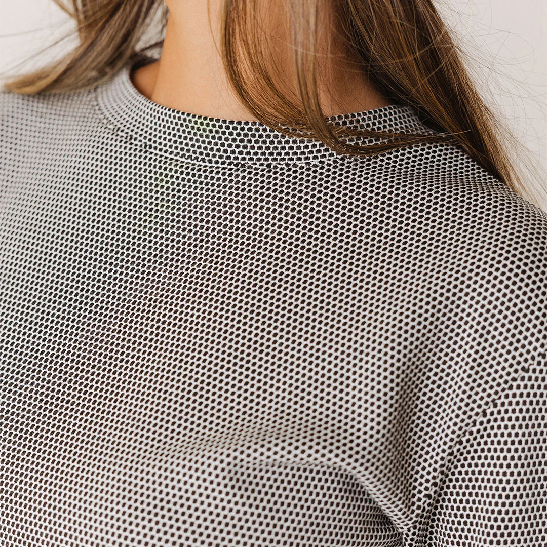 Serena Top, Honeycomb Black - Image 7
