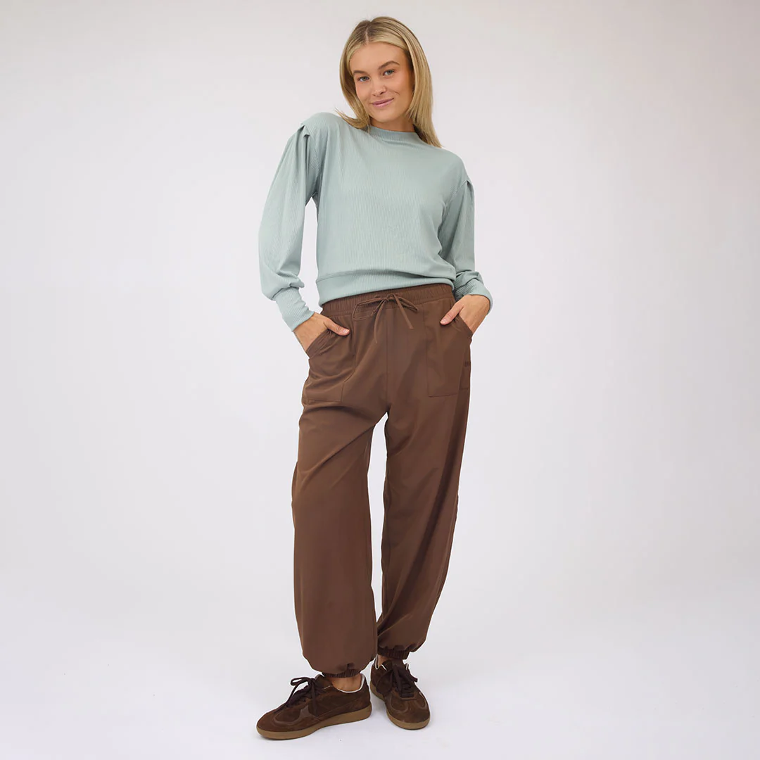 Serena Top, Sage - Image 2