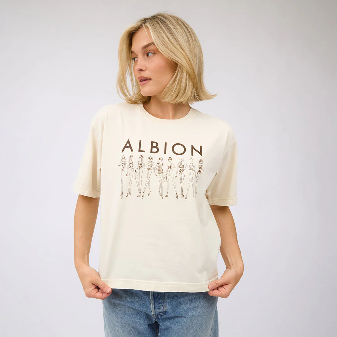 Sketch Tee, Sugar - Image 2
