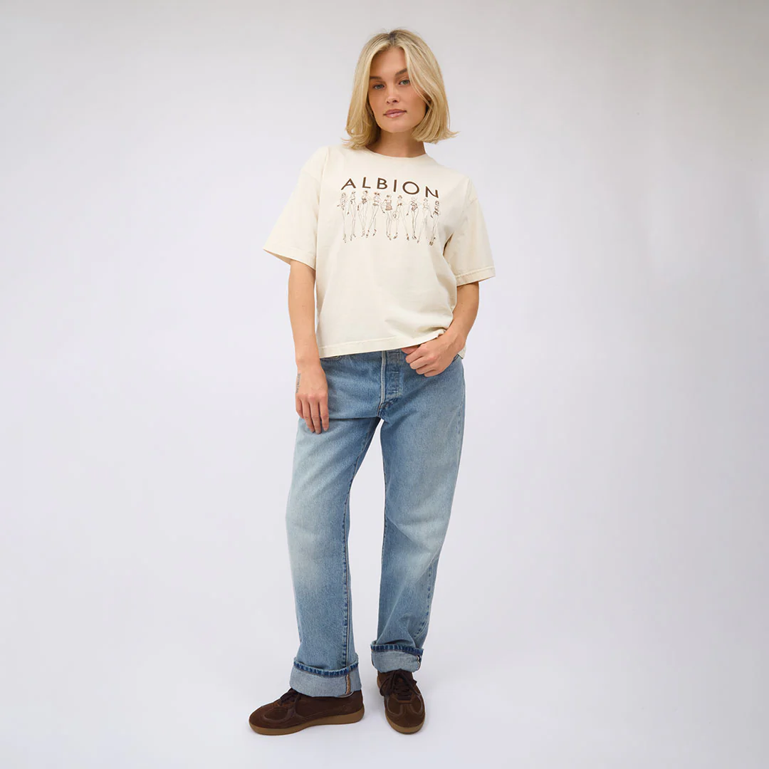 Sketch Tee, Sugar - Image 5