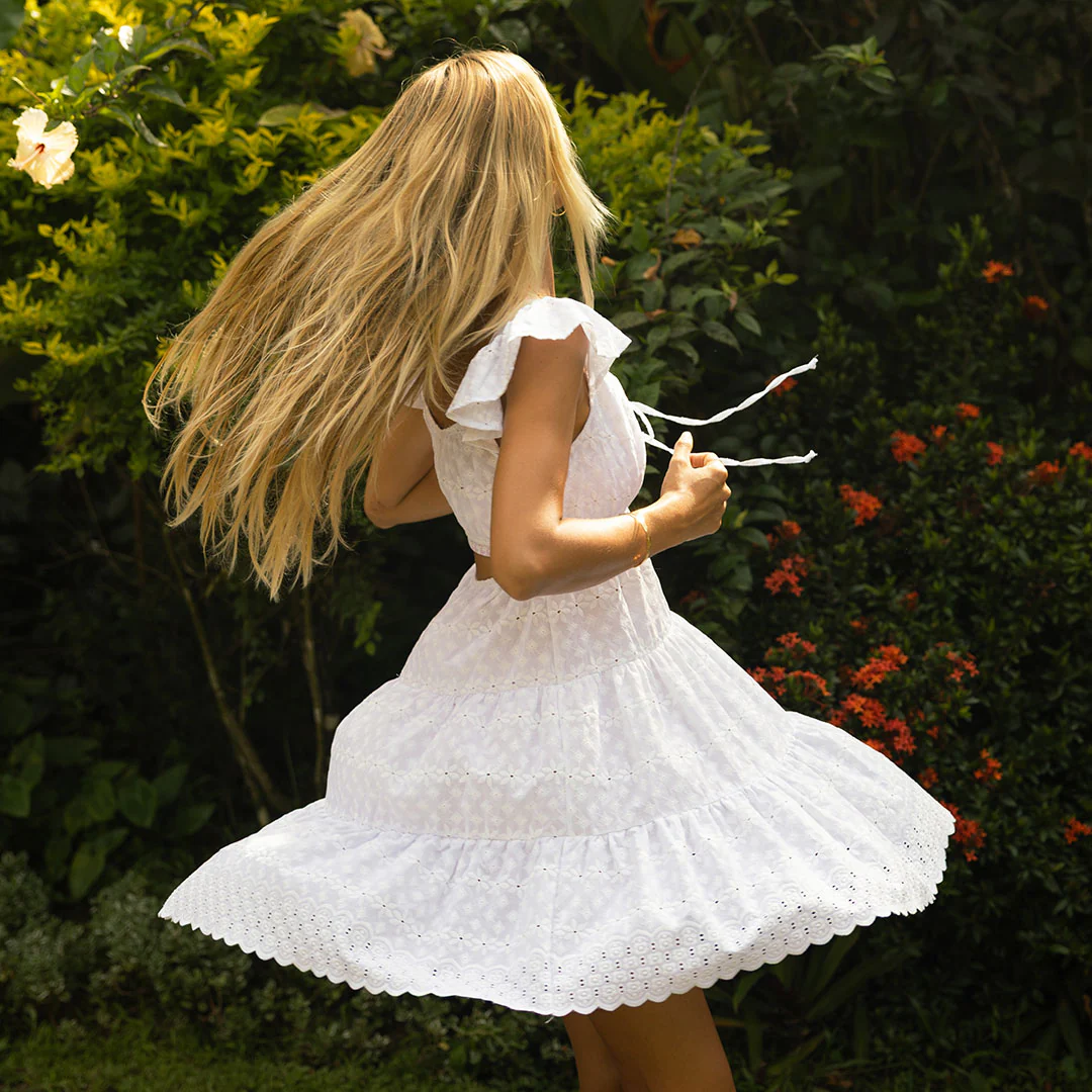 Sofia Dress, White - Image 6